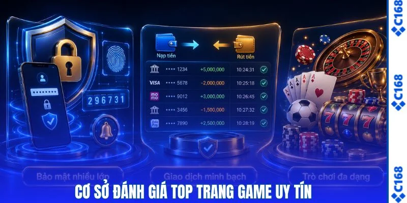 Cơ sở đánh giá top trang game uy tín