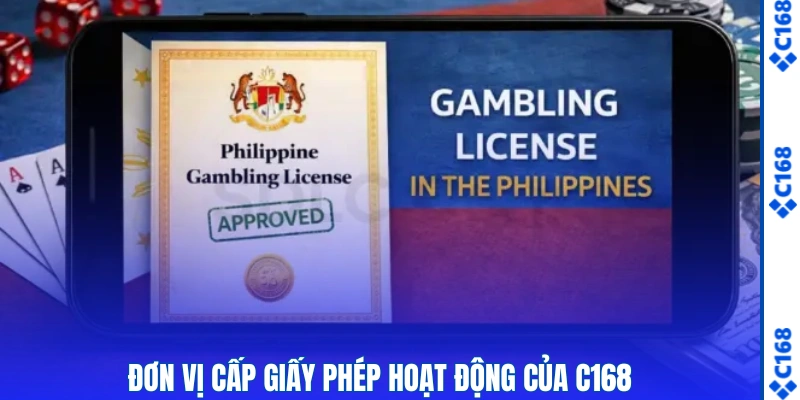Đơn vị cấp giấy phép hoạt động của C168